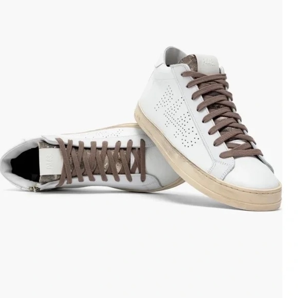 P448 John med top sneakers  size women’s 6.5